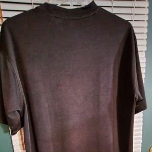 Daniel Ellissa T-Shirt Men’s Dark Brown Size 3XL Dressy Crew Neck Knit Polyester